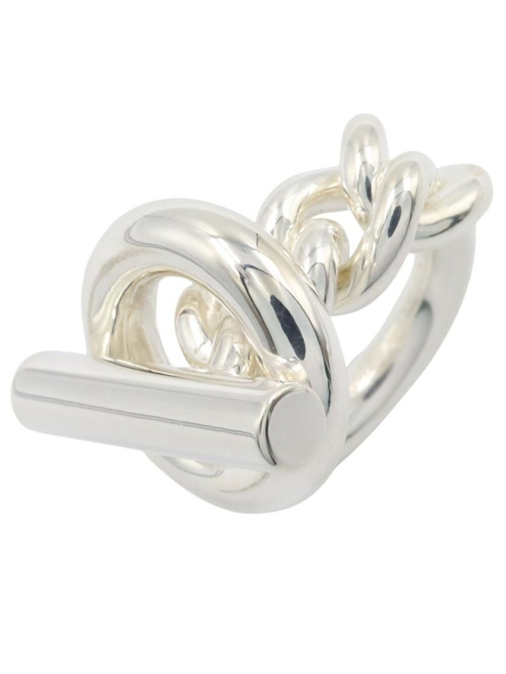 Hermes Ring Croisette GM 925 Sterling Silver